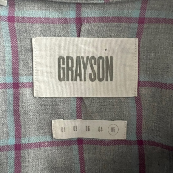 Grayson x Anthropologie - The Hero Flannel Buttondown Lightweight Shirt Sz 5/XL - Picture 11 of 11
